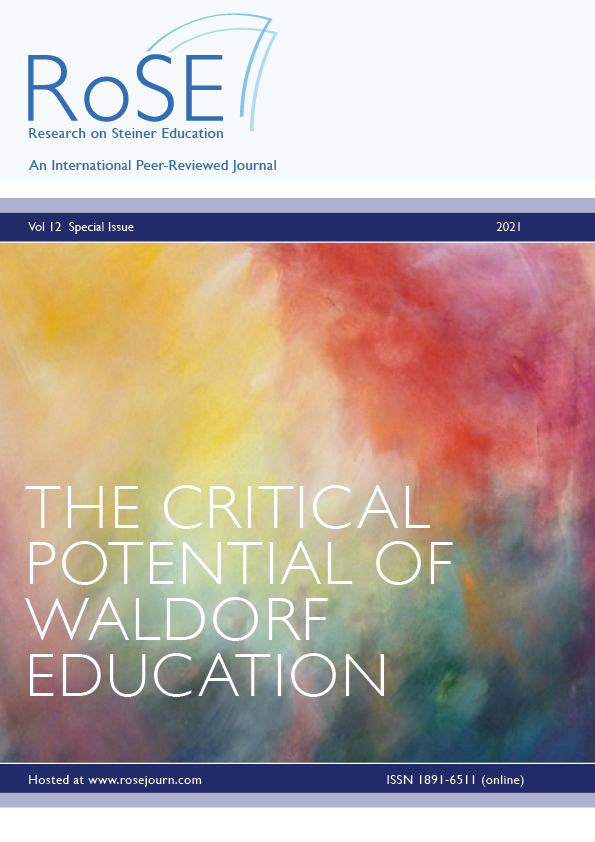 					View Vol. 12 (2021): RoSE Special Issue - The critical potential of Waldorf Education
				